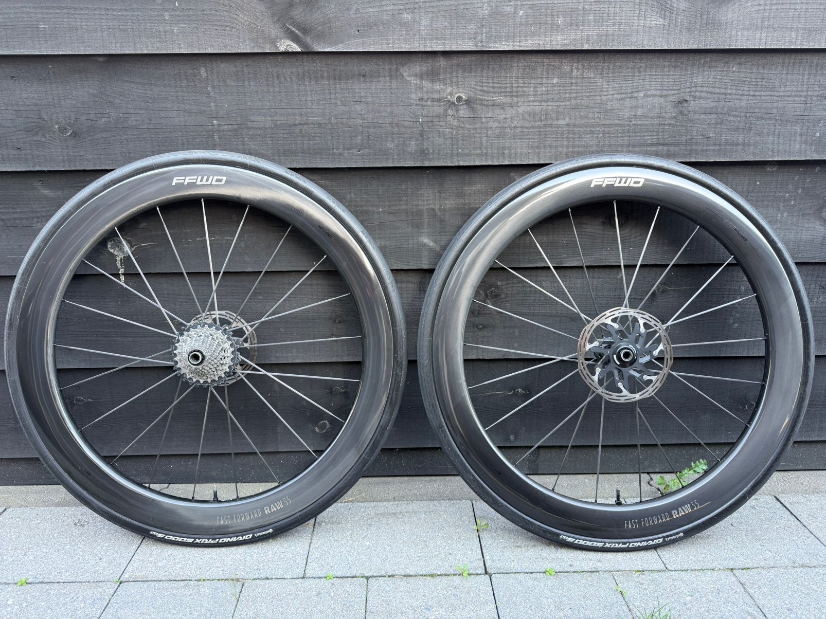 FFWD RAW 55 Carbon wielen, Fietsen en Brommers, Wiel, Gebruikt, Ophalen of Verzenden, Racefiets