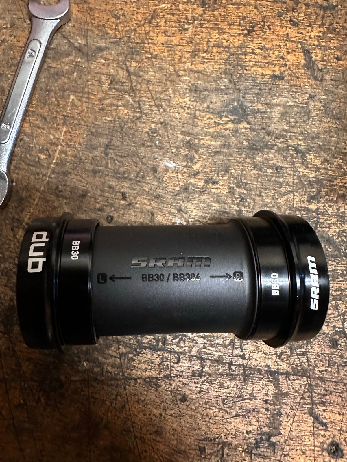 SRAM DUB BB30/BB386 pressfit trapas 68mm, Ophalen of Verzenden, Nieuw, Crankstel of Pedalen, Aluminium