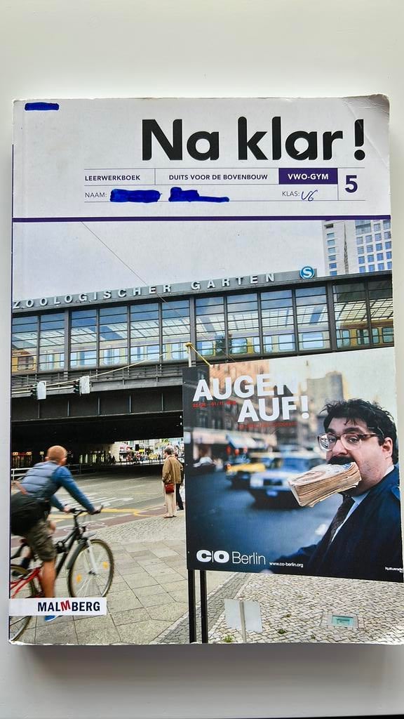 Na Klar- Duits Leerwerkboek bovenbouw VWO/Gym, Boeken, Ophalen of Verzenden, Zo goed als nieuw, VWO, Duits