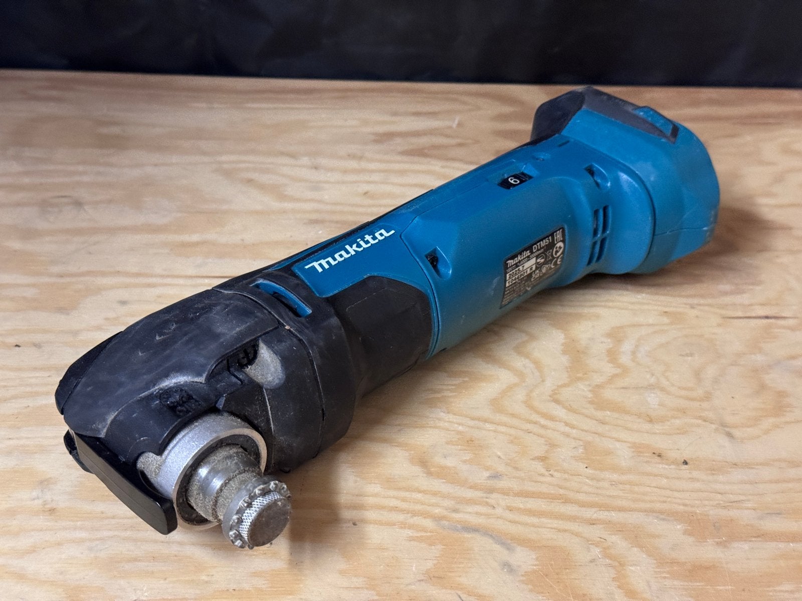 DTM51 makita 18v multitool, Ophalen of Verzenden, Zo goed als nieuw, Minder dan 600 watt, 30 tot 70 mm