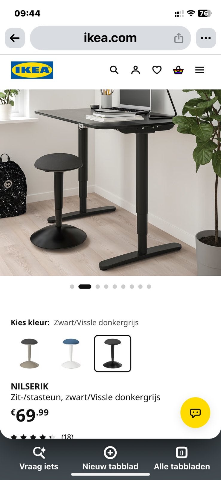 Foto 3 van Wiebelkruk Nilserik van Ikea zwart