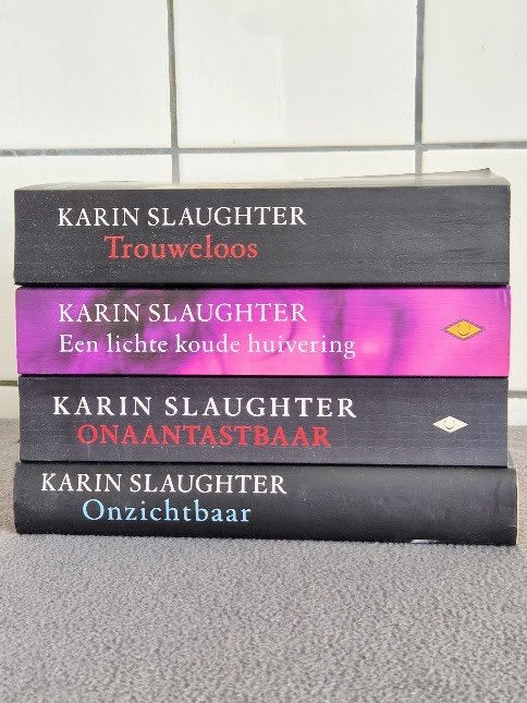 Stapel boeken 4 stuks van Karin Slaughter, Boeken, Ophalen of Verzenden, Gelezen, Karin Slaughter
