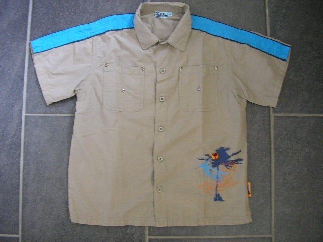 Blouse voor jongen in maat 134 ZGAN, Ophalen of Verzenden, Zo goed als nieuw, Jongen, Overhemd of Blouse