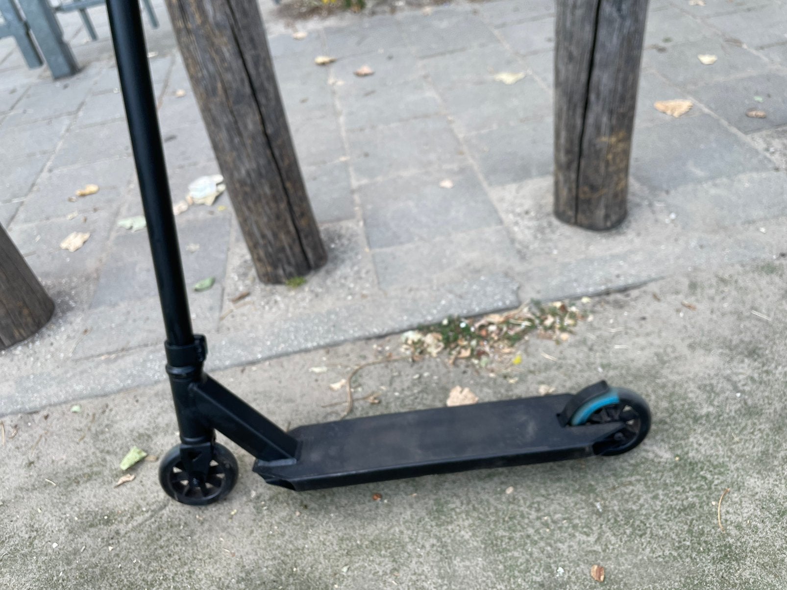 Chili step matt zwart, Ophalen, Zo goed als nieuw, Gewone step