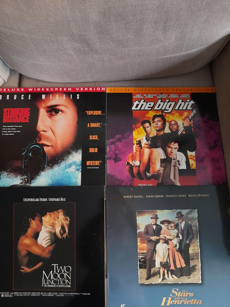 Tekoop 4x Laserdisc Films    NTSC, Ophalen of Verzenden