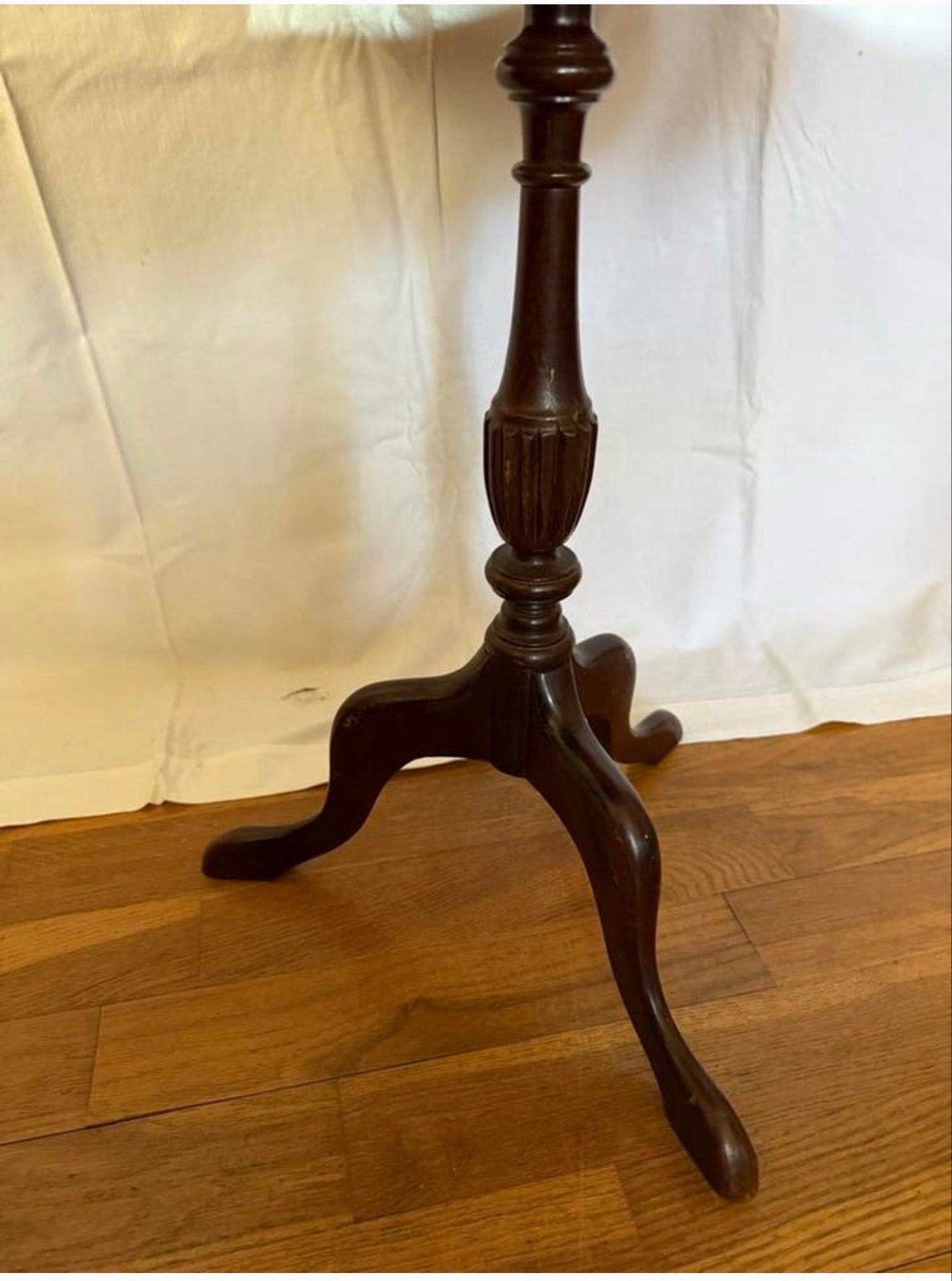 Charmant Antiek Engels Theetafeltje met Lederen Blad, Antiek en Kunst, Antiek | Meubels | Tafels, Ophalen