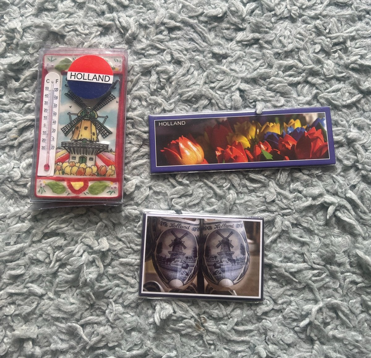 Set van 3 nieuwe Holland koelkast magneten, Ophalen of Verzenden, Nieuw, Meerkleurig, Kunststof