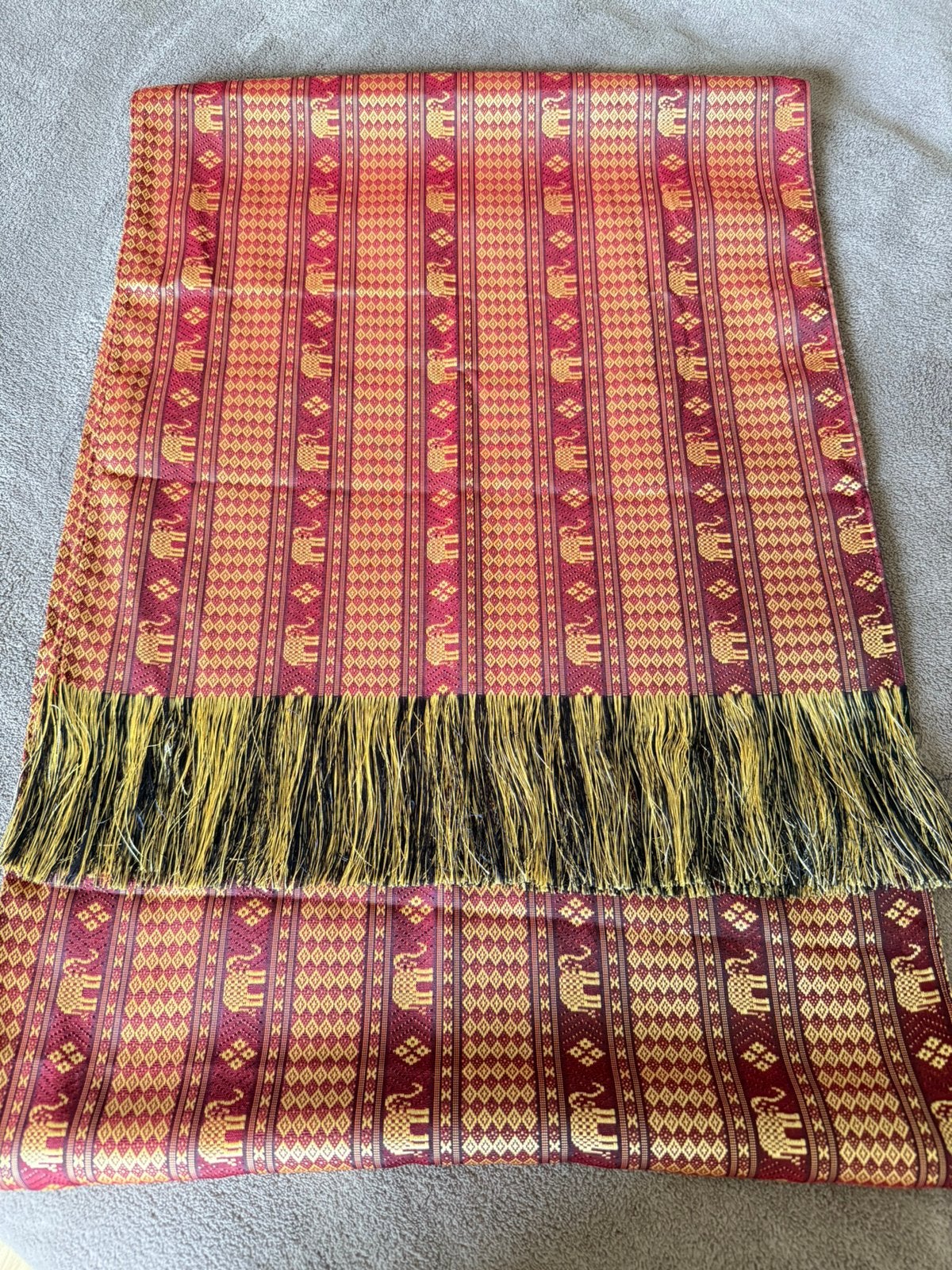 NIEUW luxe bedloper / kleed voeteneind bordeauxrood, Overige typen, Ophalen of Verzenden, Rood, Nieuw