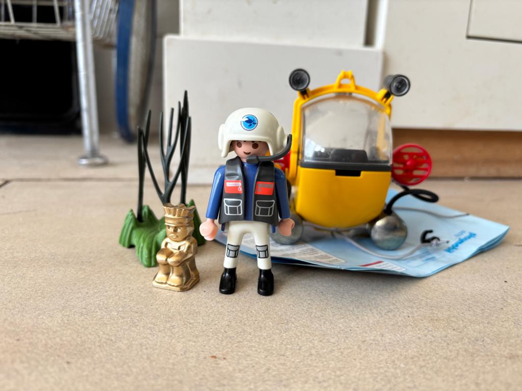 Playmobil 4478 Duiker met onderwaterscooter en schat, Ophalen of Verzenden, Gebruikt