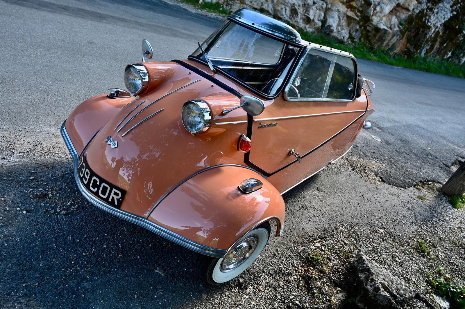 1961 Messerschmitt KR200 Kabinenroller Cabriolet, Auto's, Overige kleuren, Cabriolet, Handgeschakeld, Particulier