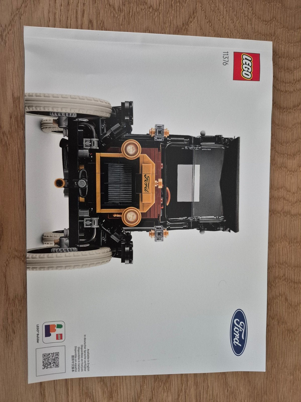 LEGO boekje Ford Model T  11376, Ophalen of Verzenden