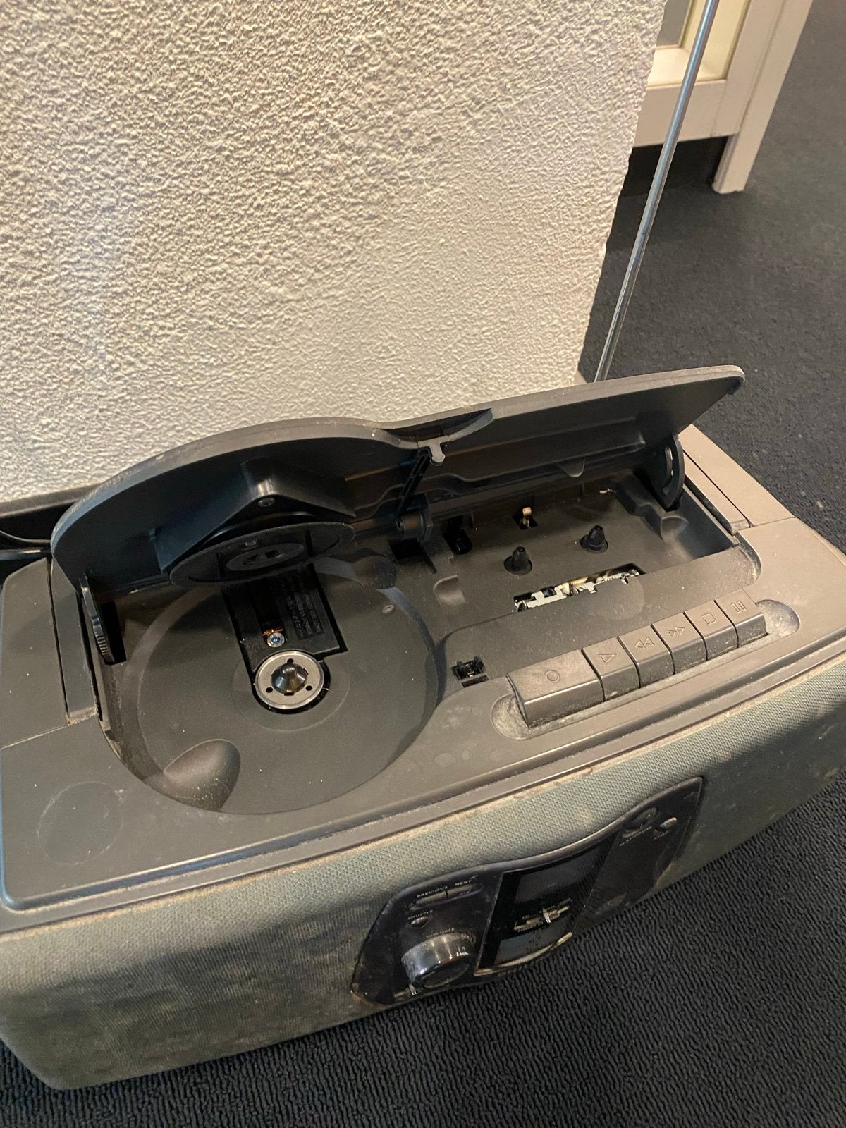 Philips CD Synchro Start Recording Boombox, Ophalen, Philips, Gebruikt, Cassettedeck