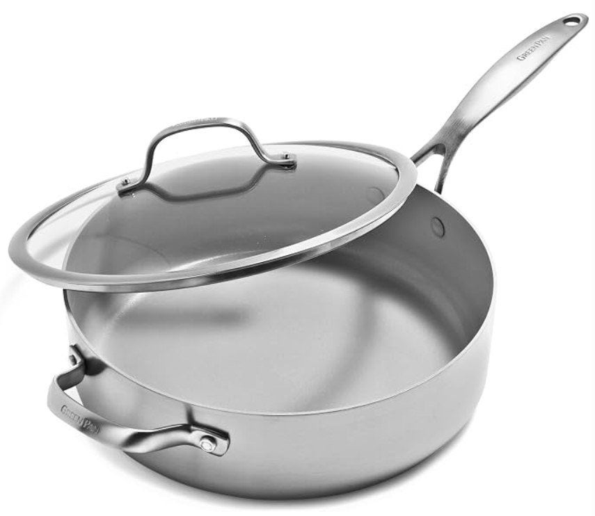 NIEUW GreenPan Venice Pro Triply hapjespan braadpan Ø28cm 4L, Braadpan, Nieuw, Ophalen of Verzenden, GreenPan