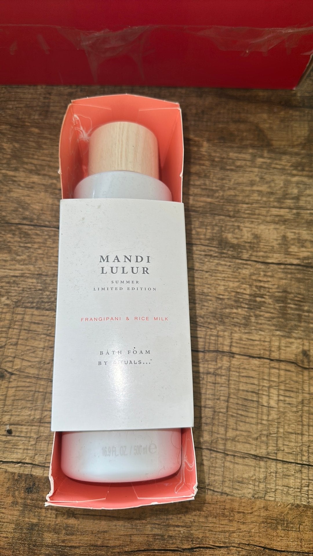 Rituals mandi lulur bath foam, Ophalen of Verzenden, Zo goed als nieuw, Gehele gezicht, Reiniging