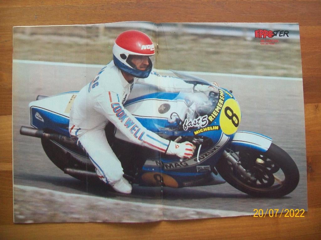 Poster Wil Hartog - Eppo 1979, Verzenden, Zo goed als nieuw, Motoren