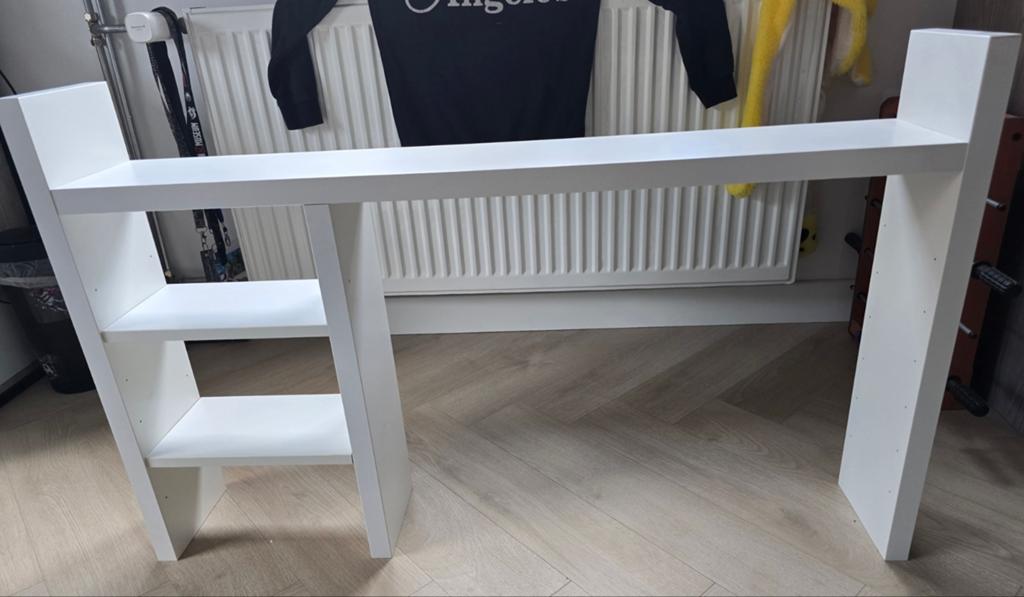 IKEA Micke Opzetstuk Wit - Bureau-uitbreiding, Huis en Inrichting, Bureaus, Overige typen, Gebruikt, Spaanplaat of MDF, Ophalen of Verzenden