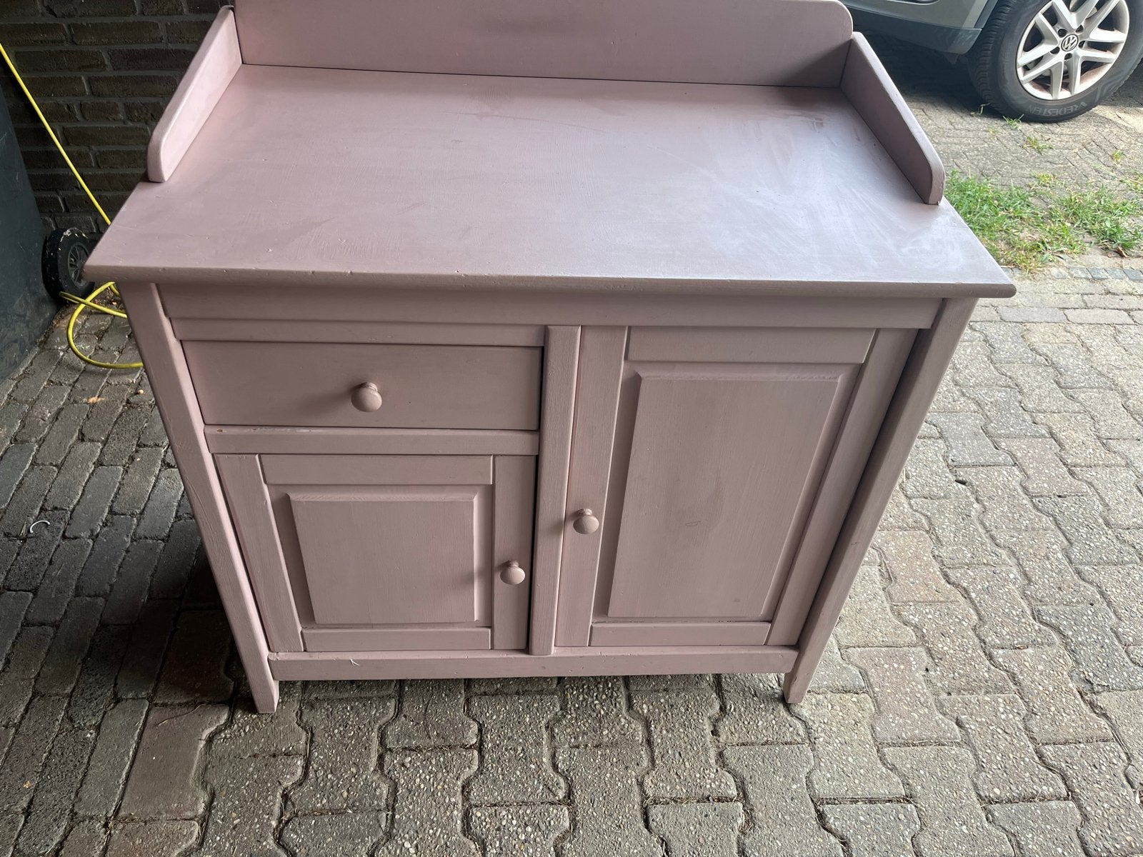Roze Commode met Lade en Kastjes - 100x60x90 cm, Ophalen, Gebruikt, 50 tot 70 cm, 100 cm of meer