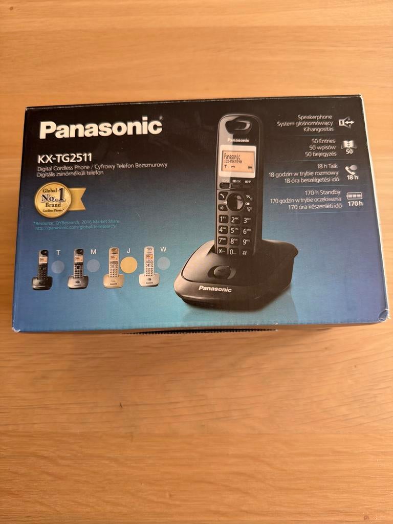 Nieuwe Panasonic KX-TG2511 Draadloze Telefoon, Ophalen of Verzenden, Nieuw, 1 handset