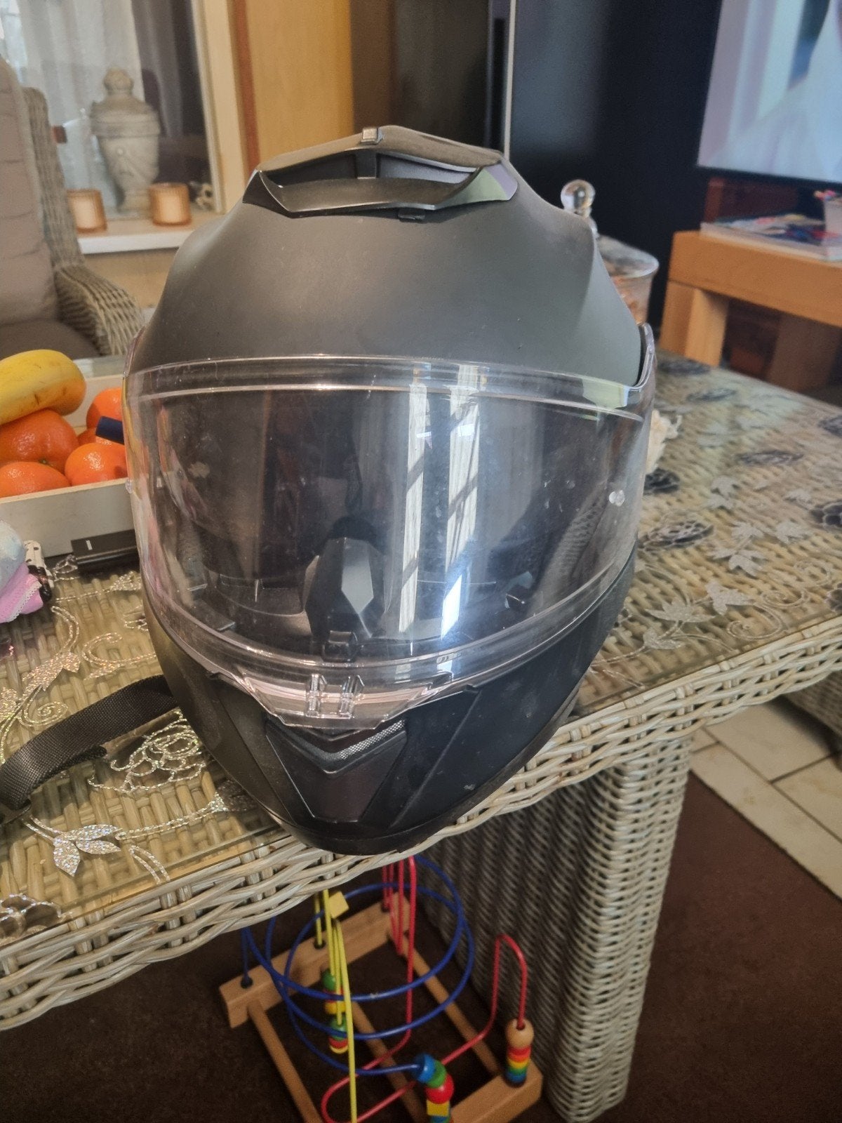 Vinz Systeemhelm XXL 61 Zwart, Systeemhelm, Dames, XXL, Tweedehands