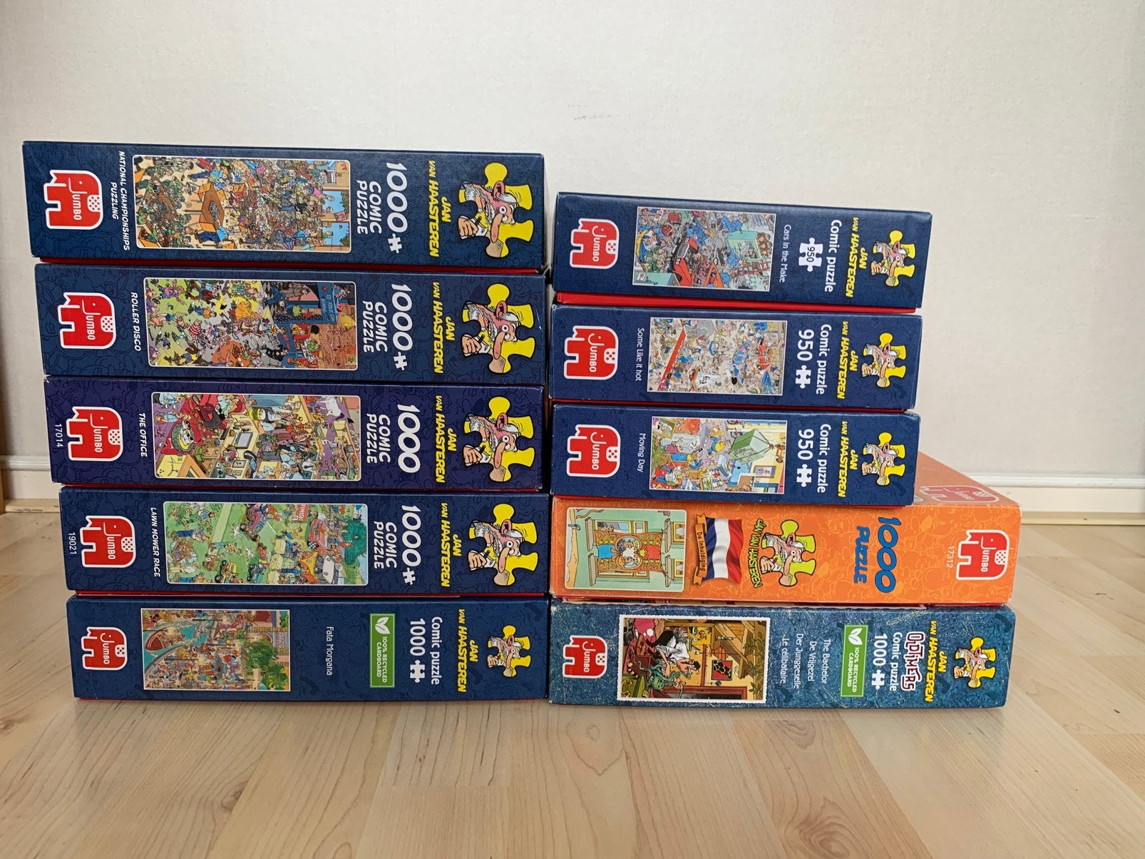 Jan van Haasteren puzzels, Ophalen, 500 t/m 1500 stukjes, Zo goed als nieuw, Legpuzzel