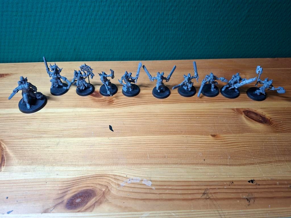 Warhammer 40K jackals gebouwd, Ophalen of Verzenden, Gebruikt, Warhammer 40000, Figuurtje(s)