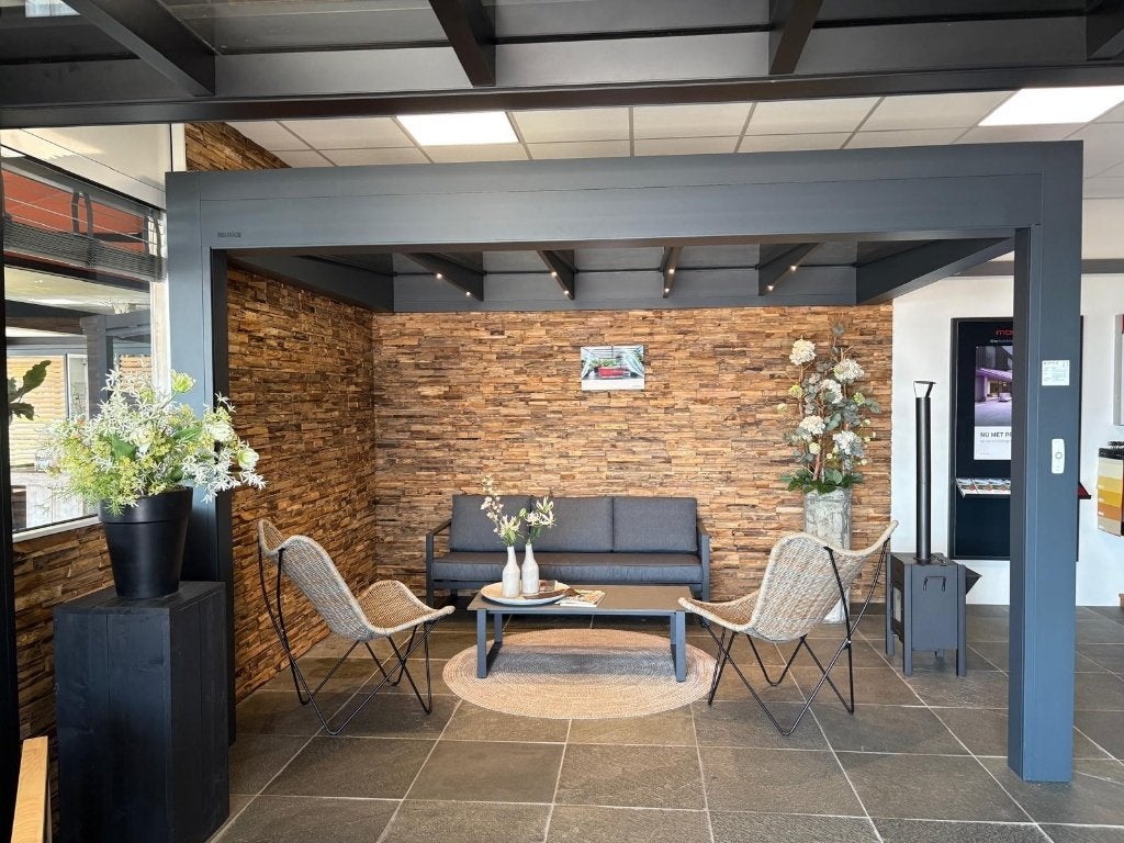 Brustor B800 Terrasoverkapping – Showroommodel, Tuin en Terras, Overkappingen, Nieuw, Ophalen