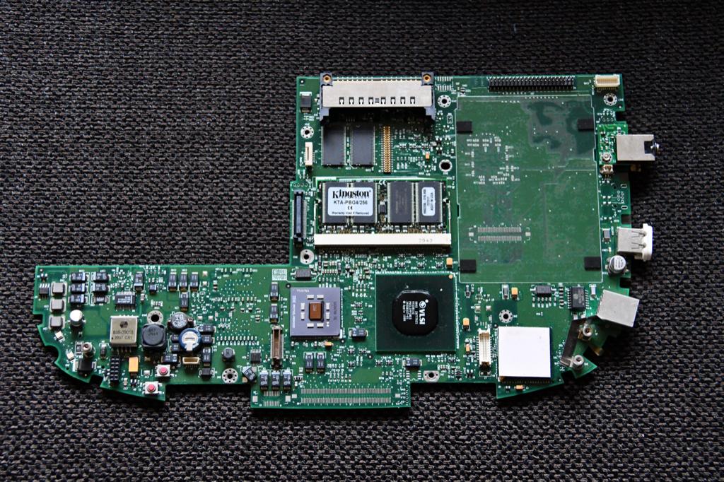 iBook G3 Clamshell Logicboard 300 Mhz PowerPc G3 288 MB, Ophalen of Verzenden, Apple