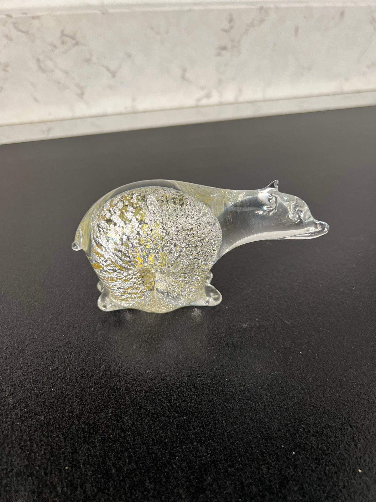 Beeldje beer Gränna Glasbruk, Lead Crystal., Ophalen of Verzenden, Dier