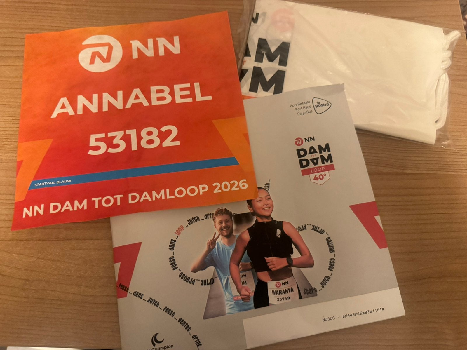 Startbewijs Dam tot Dam Loop 2026, Overige merken, Overige typen, Nieuw, Ophalen of Verzenden