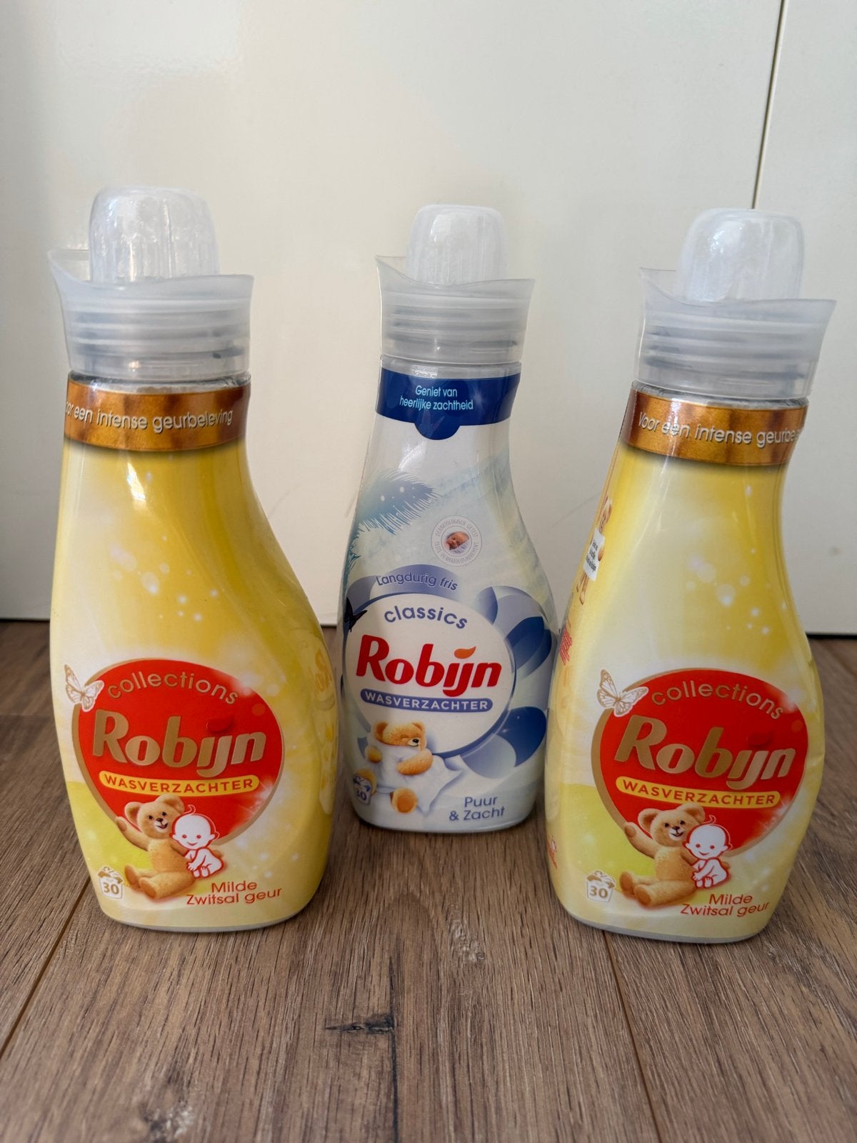 Wasverzachter, Ophalen