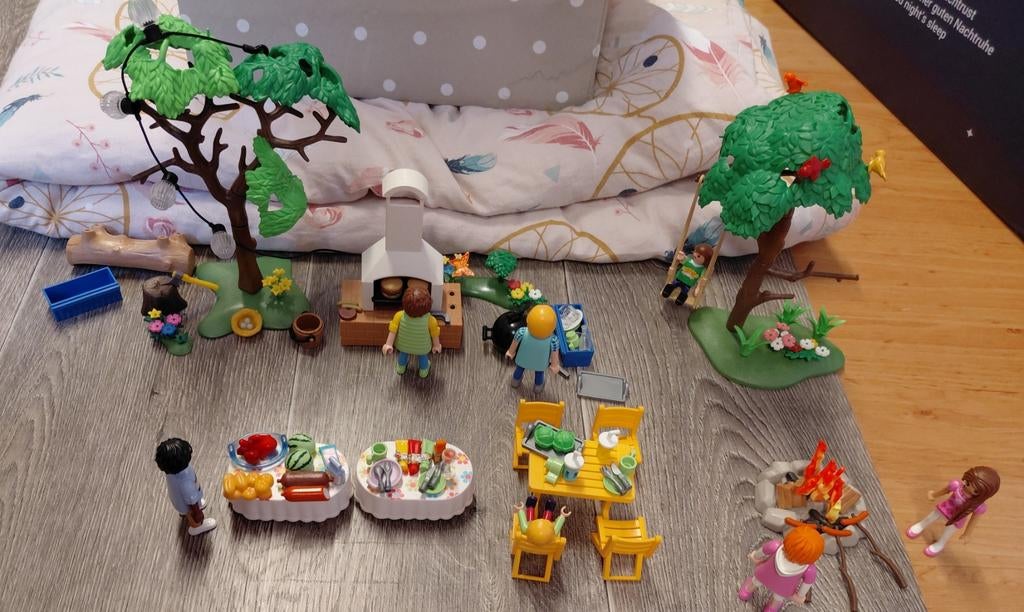 Playmobiel bbq set, 1 speler, Ophalen of Verzenden, Zo goed als nieuw, Vanaf 3 jaar