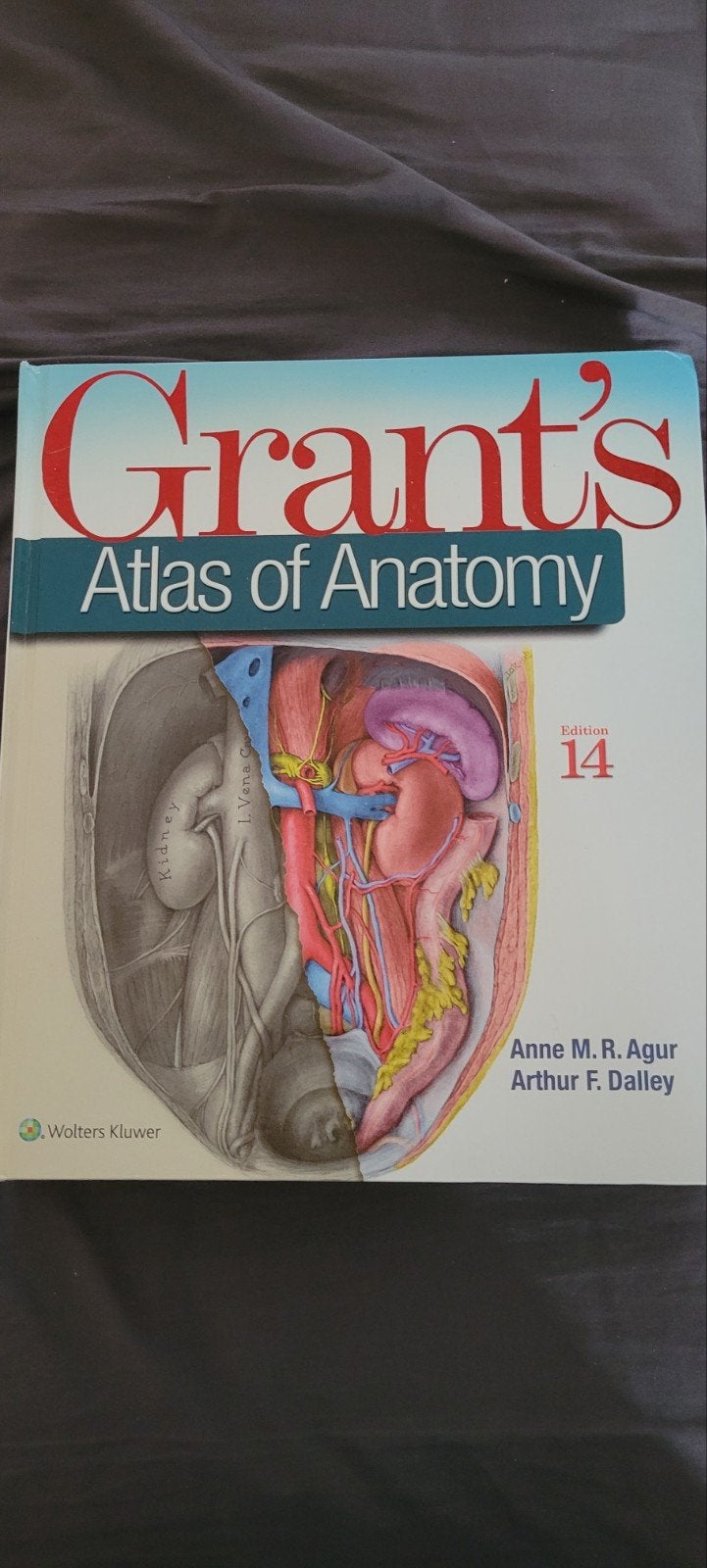 Grant's Atlas of Anatomy 14e - Anatomie Atlas, Anne M. R. Agur, Arthur F. Dalley, Nieuw, Ophalen of Verzenden, WO