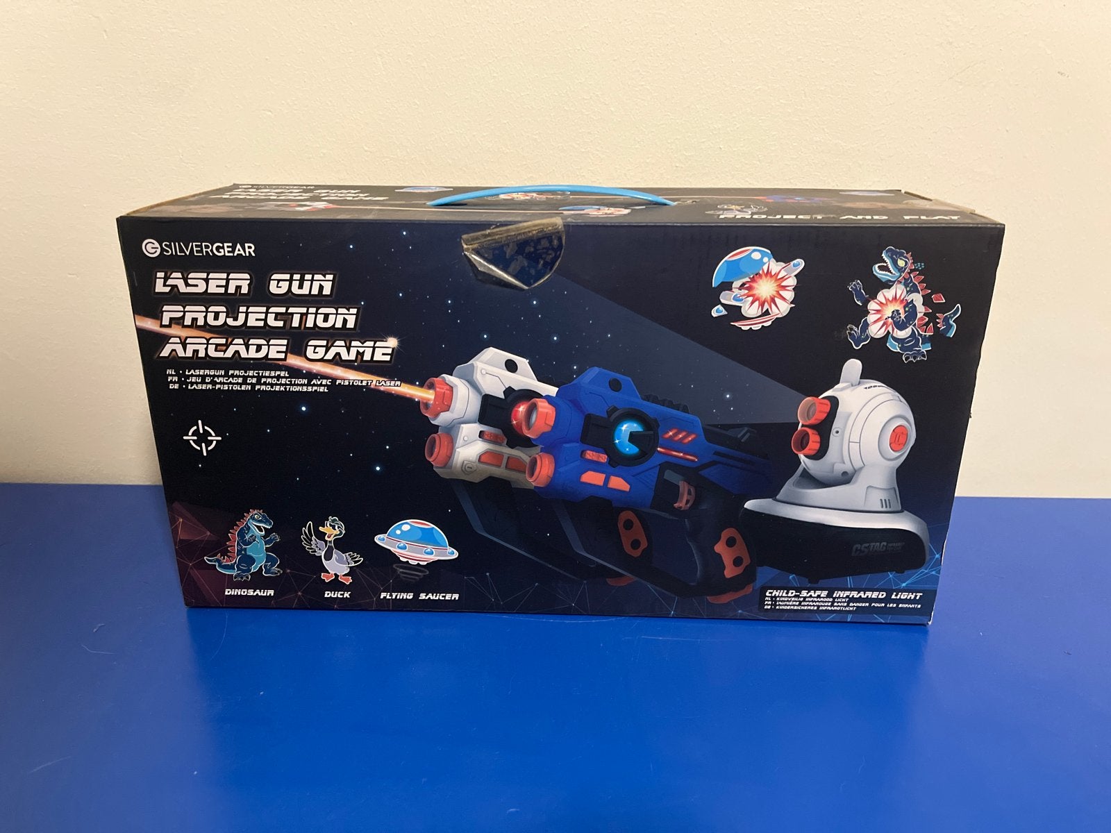 Silvergear Laser Gun Projectie Arcade Game, Spelcomputers en Games, Games | Atari, Ophalen, Zo goed als nieuw