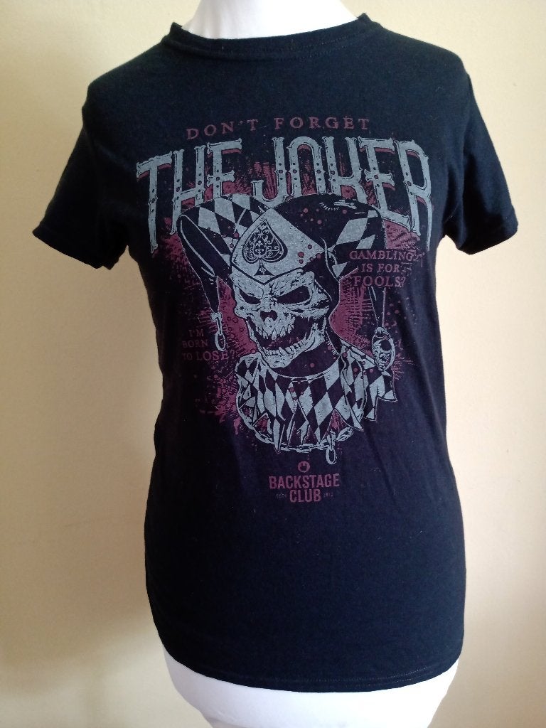 Joker T-Shirt van EMP Backstage Club Dames Maat M Nieuw, Maat 38/40 (M), Zwart, EMP Backstage Club, Nieuw