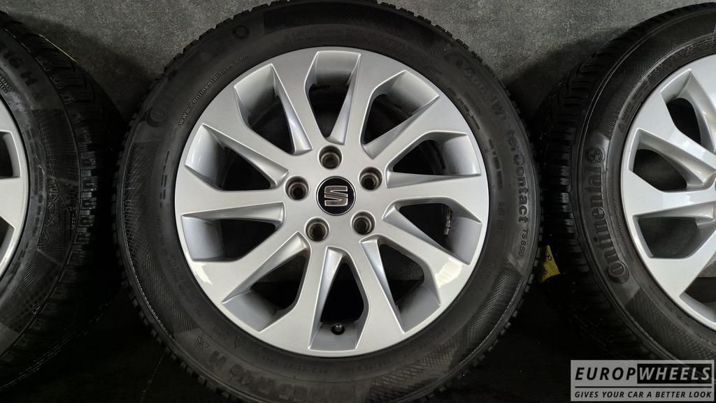 16 inch Seat Leon Audi A3  Golf 7 8 Winterbanden 205 55, Gebruikt, -, Banden en Velgen, -