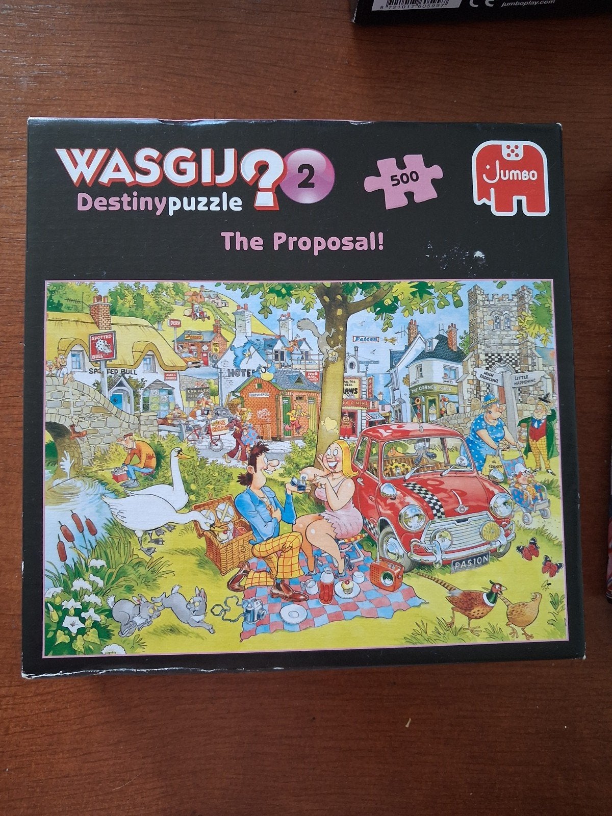 3st. Wasgij puzzels 500stuks compleet, Ophalen of Verzenden, 500 t/m 1500 stukjes, Zo goed als nieuw