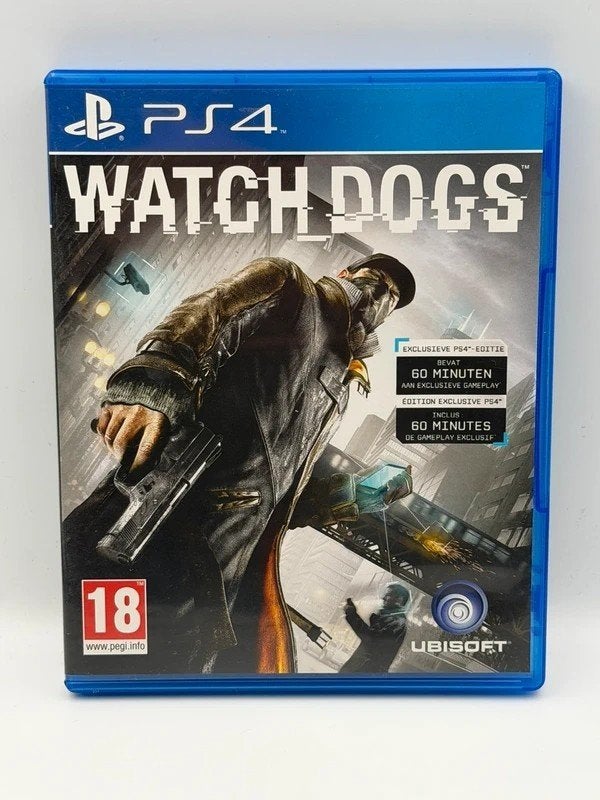 Watch Dogs PS4 PlayStation 4 PAL, Avontuur en Actie, 1 speler, Sony, Ophalen of Verzenden