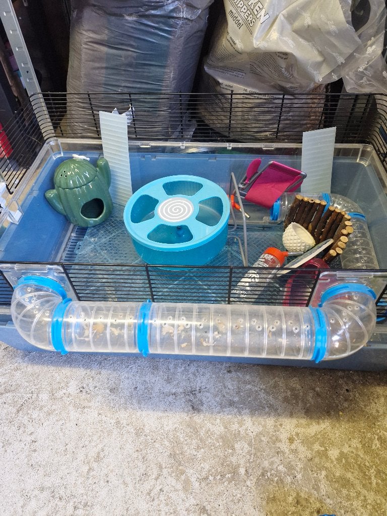 Hamsterkooi, Dieren en Toebehoren, Kooi, Gebruikt, Ophalen, Minder dan 60 cm