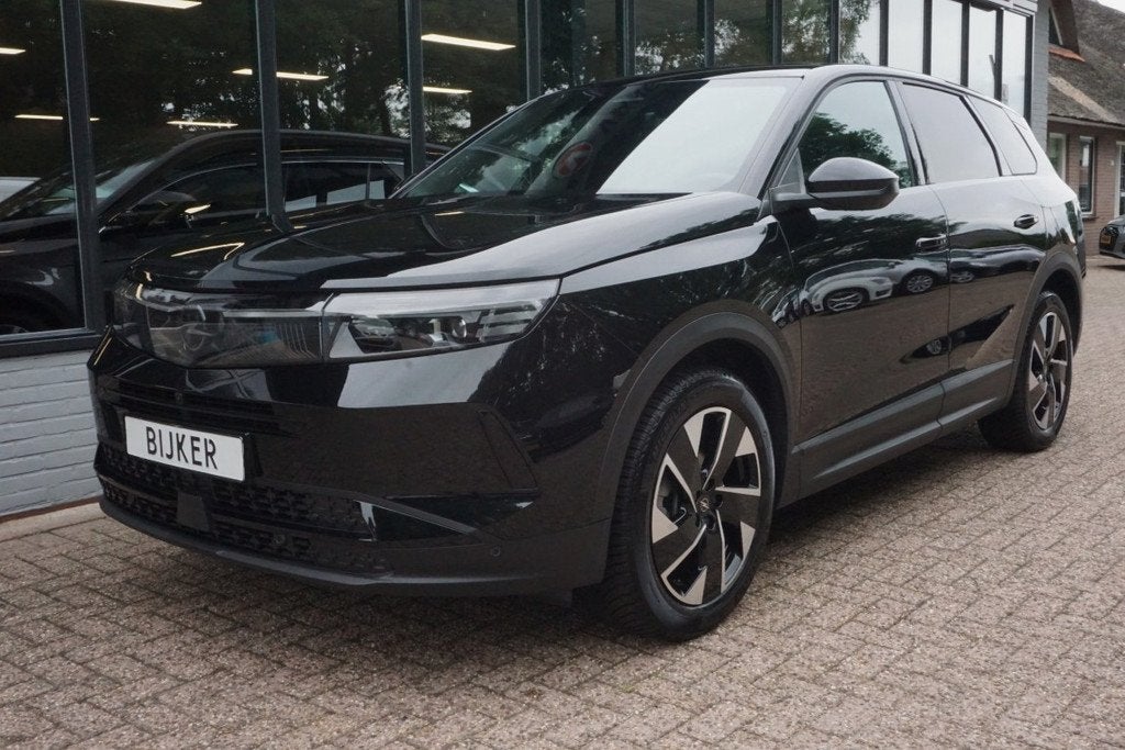 Opel Grandland 1.2 Turbo Hybrid GS (bj 2025, automaat), Auto's, Opel, 12 maanden, Automatische klimaatregeling, Gebruikt, Zwart