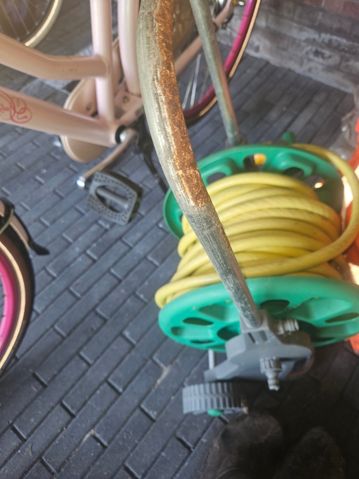 Tuinslang met haspel - 30 meter, Ophalen, Gebruikt, Tuinslanghaspel