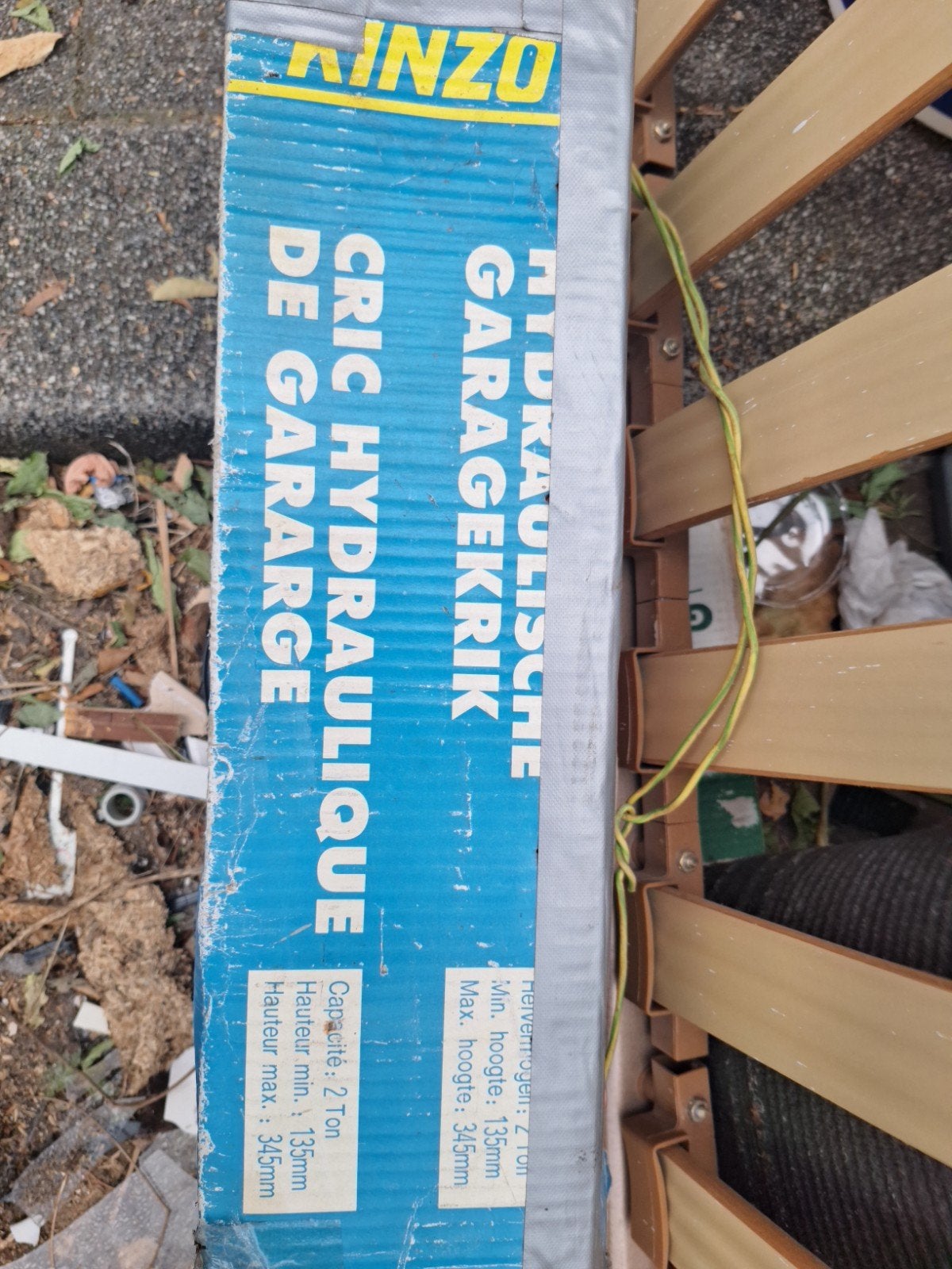 Kinzo Hydraulische Garagekrik - 2 Ton Capaciteit, Ophalen, Nieuw, Hydraulisch, Garagekrik
