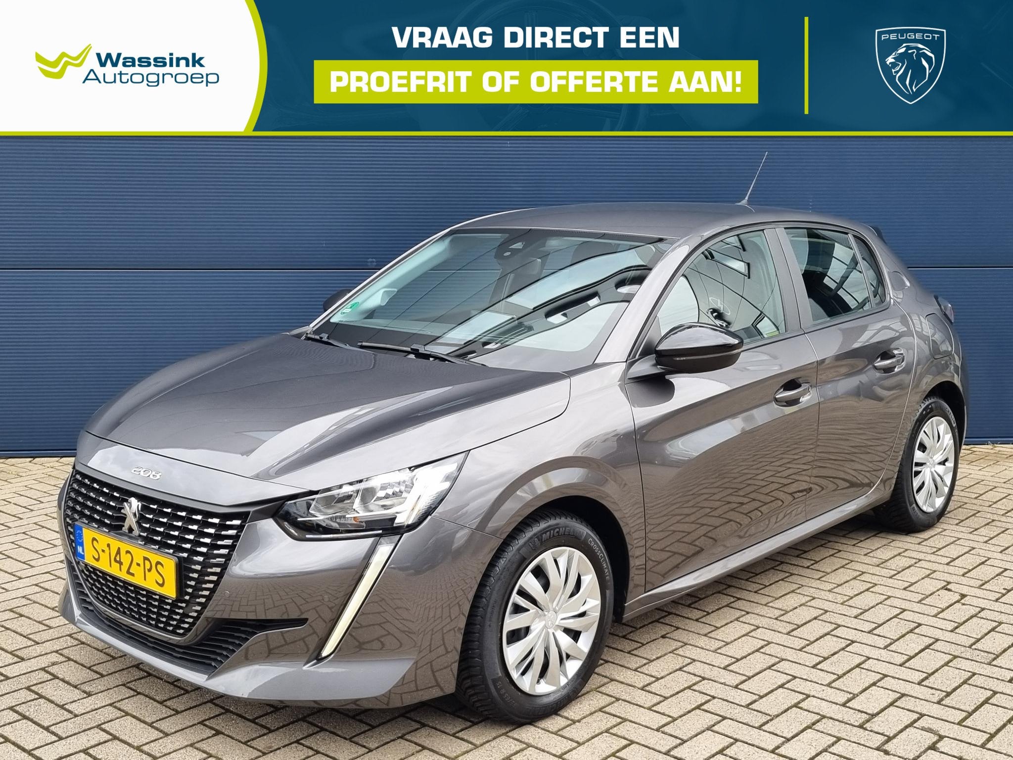 Peugeot 208 1.2 Active | Airco | Cruise Control | Apple Carp, Voorwielaandrijving, Stof, Euro 6, 1199 cc