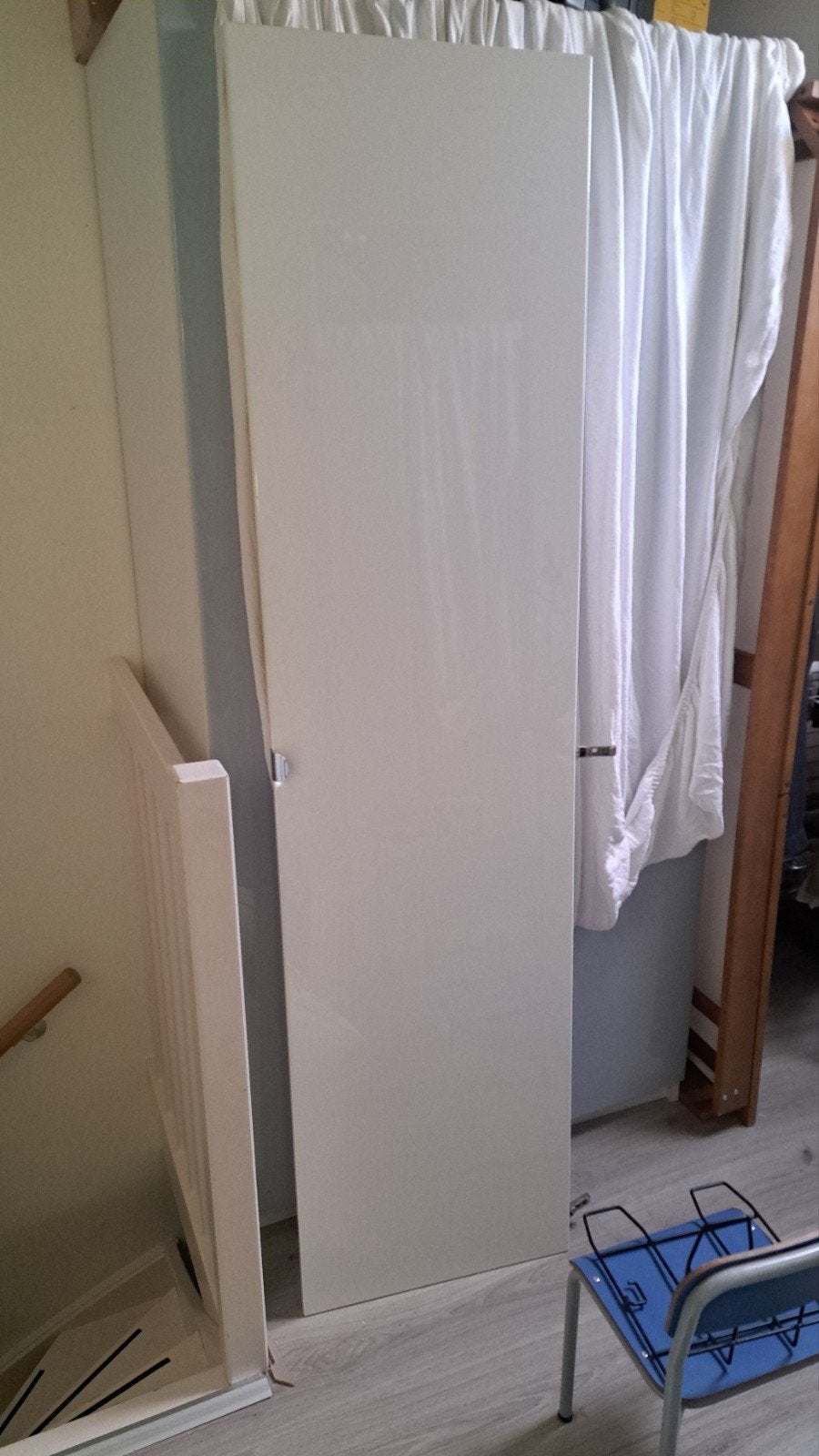 Deur Pax kast Ikea wit 193 x 50 cm, Ophalen, Gebruikt, 200 cm of meer, 50 tot 100 cm