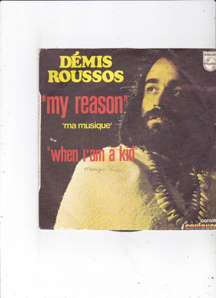 7" Single Demis Roussos - My reason, Cd's en Dvd's, Ophalen of Verzenden, Gebruikt, 7 inch, Pop