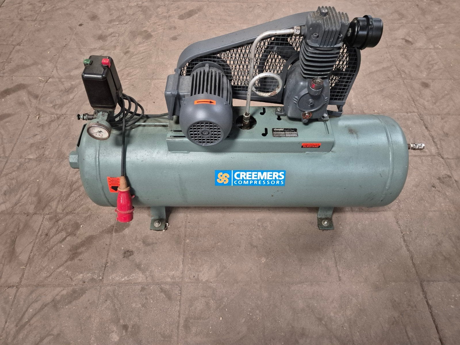 Creemers Compressor CSG 310/200K - Krachtige en Betrouwbaar, Gebruikt, 10 bar of meer, 100 liter of meer, 400 tot 800 liter/min