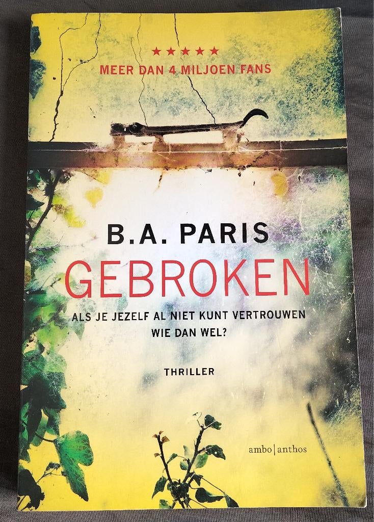 B.A. Paris - Gebroken, Ophalen of Verzenden, Zo goed als nieuw, B.A. Paris