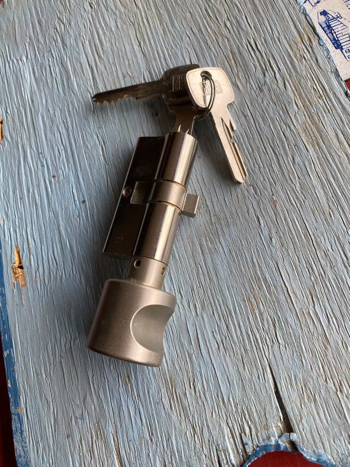 Winkhaus Knopcilinder 30/30/60mm SKG** Deurslot, Ophalen of Verzenden, Gebruikt, Overige materialen, Slot