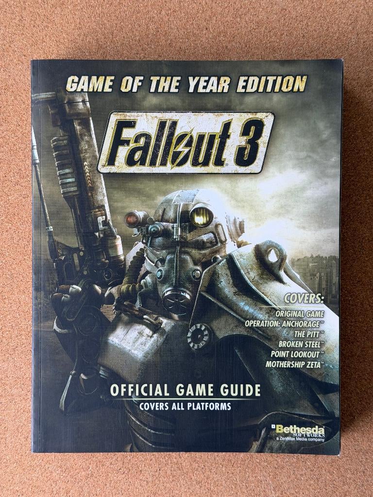 Retro Game Guide voor Fallout 3 Game of the Year edition, Onbekend, Ophalen of Verzenden, Zo goed als nieuw, Overige onderwerpen
