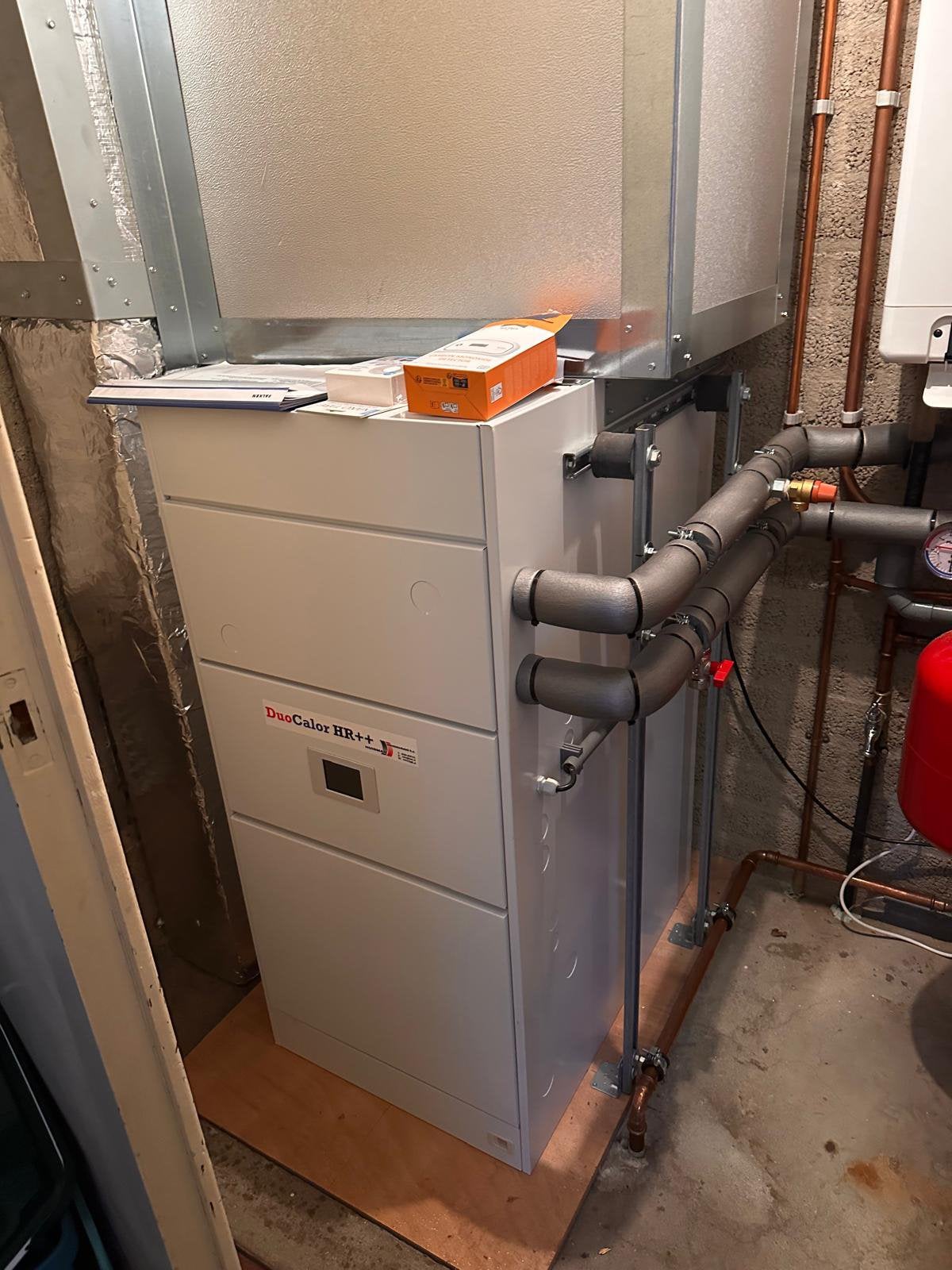Hetelucht Verwarming Duo Calor ++, Doe-het-zelf en Verbouw, Ophalen, Gebruikt, Hoog rendement (Hr), Cv-ketel of Combi-ketel