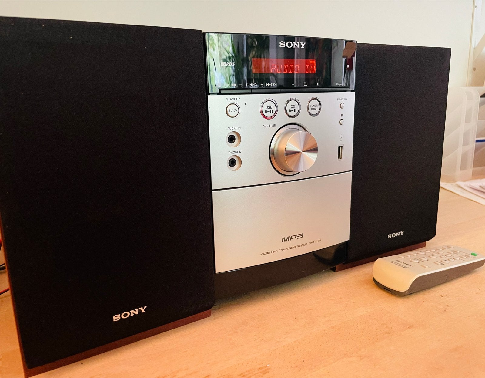 Sony Micro Hi-Fi Component Systeem CMT-EH25 met MP3 en USB, Ophalen, Microset, Sony, Tuner of Radio